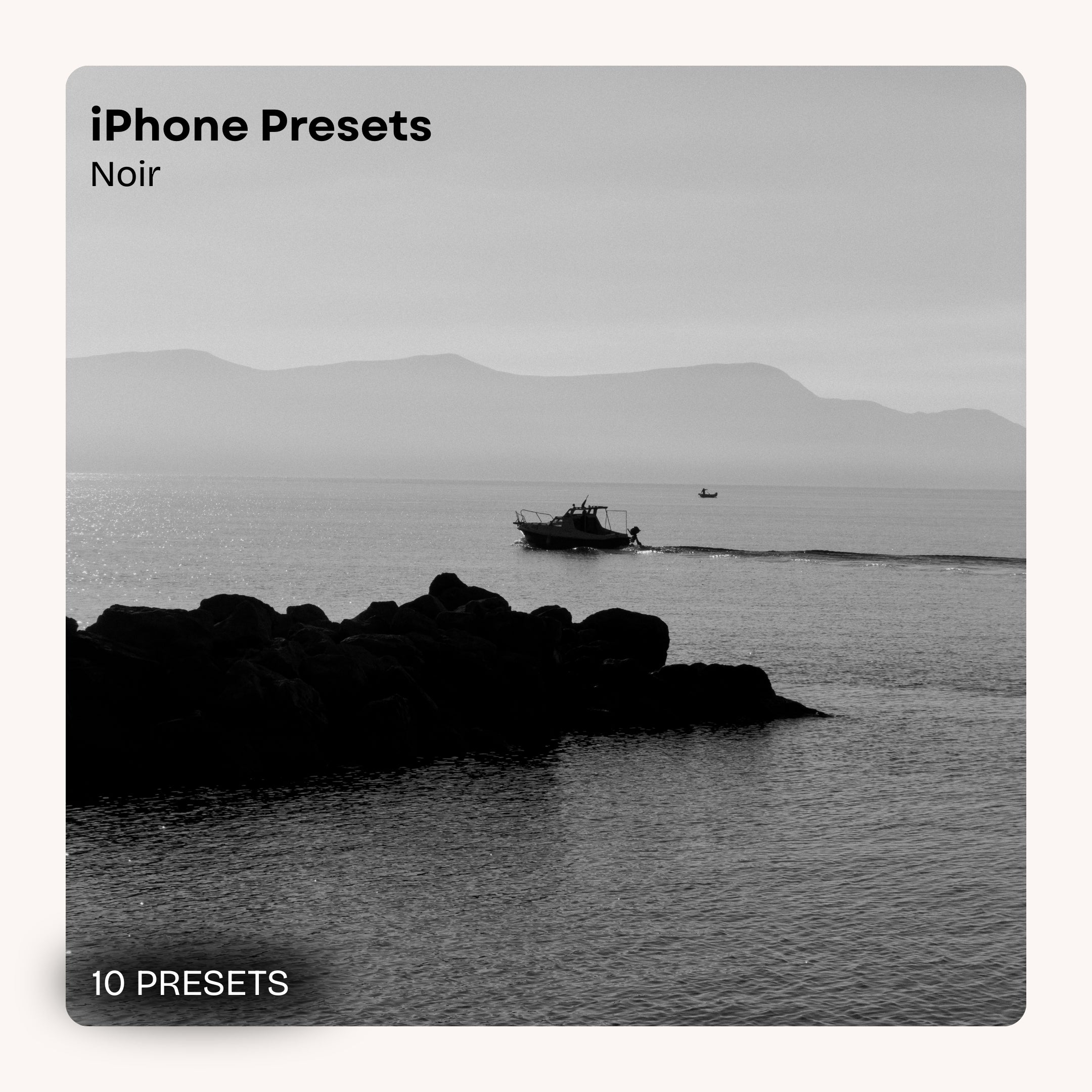 iPhone Presets - Noir Collection